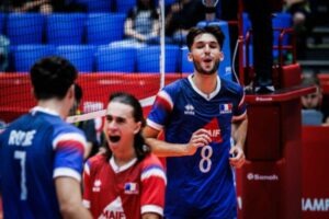 Thomas Pujol lors du match contre la Tunisie.
