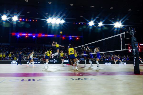 Photo du match France - Brésil