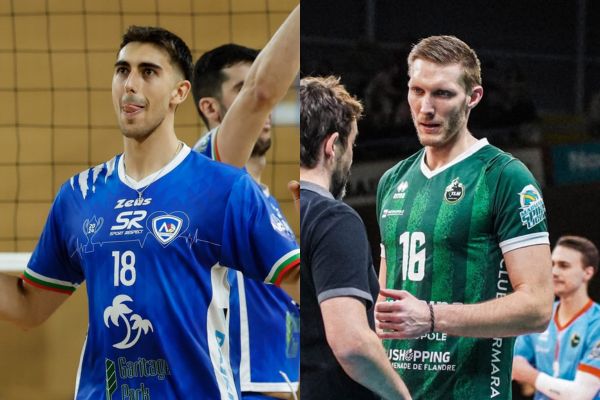 Photos de Venislav Antov et Pablo Kukartsev (Levski Sofia, Tourcoing)