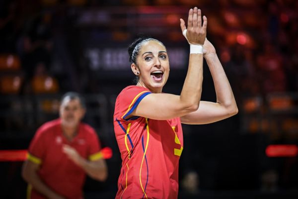 Photo prise pendant le match Japon - Espagne (Volleyballworld)