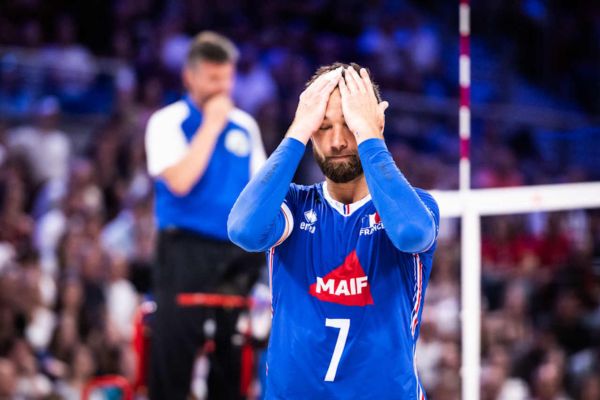 Photo de Kévin Tillie lors de la Ligue des Nations 2023 ( Volleyballworld)