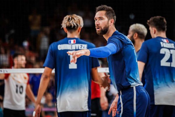 Photo de Kévin aux Jeux Olympiques de Paris. (Volleyballworld)