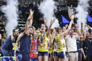 Photo des joueuses de Conegliano, Championnes d'Europe en 2024