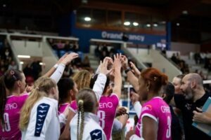 Photo du VNVB en CEV Cup lors de la saison 2024/2025