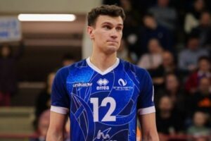 Brett Wildman avec le maillot de Nancy