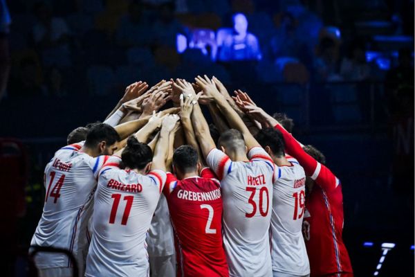 Photo de l'équipe de France en VNL