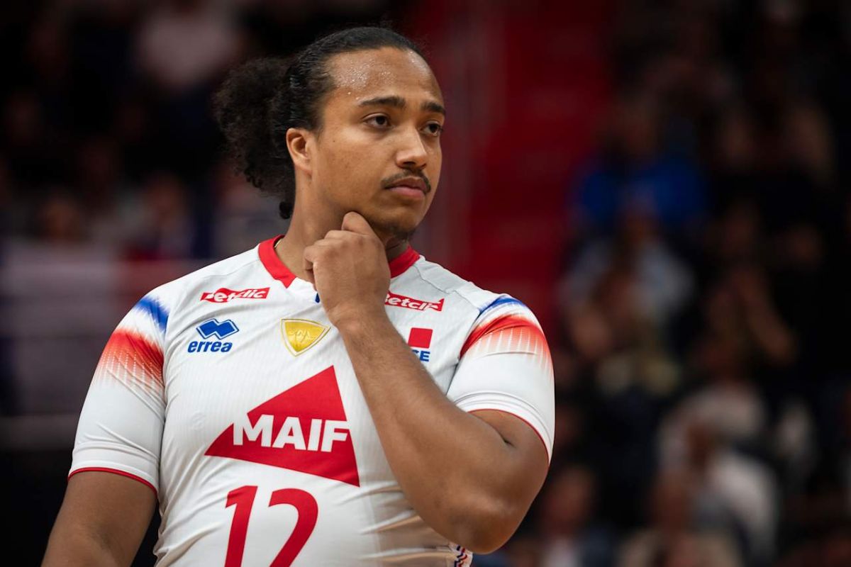 Anatole Chaboissant avec le maillot de l'équipe de France lors de la Ligue des Nations