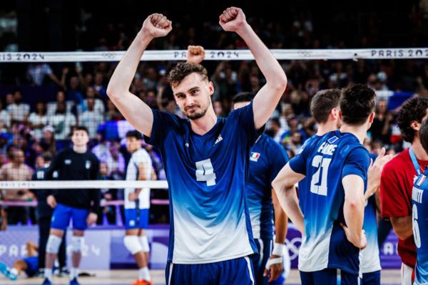 Photo de Jean Patry aux Jeux Olympiques de Paris. (Volleyballworld)