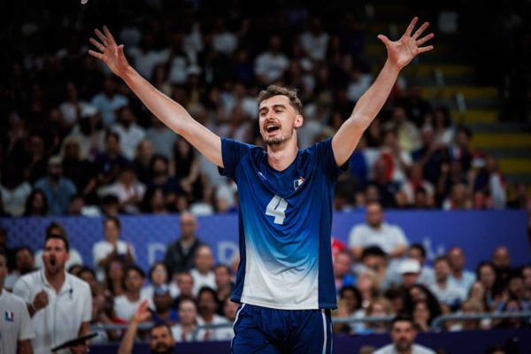 Photo de Jean Patry aux Jeux Olympiques de Paris. (Volleyballworld)