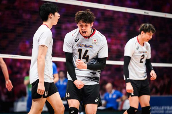 Photo de Yuki Ishikawa lors de la Ligue des Nations 2024. (Volleyballworld)