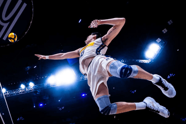 Photo de Yuri Romano à l'attaque (Volleyballworld)