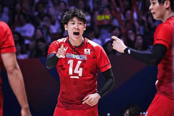 Photo de Yuki Ishikawa en Ligue des Nations. (Volleyballworld)