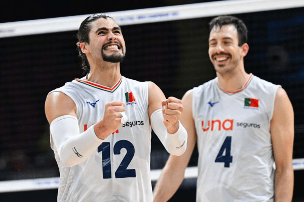Photo des 2 portugais : Lourenco Martins et Filip Cveticanin. (Volleyballworld)