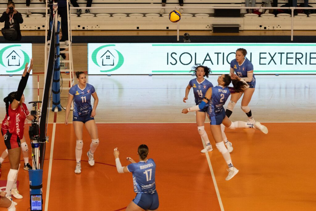 Les joueuses de Levallois Paris.