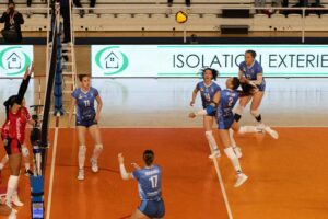 Les joueuses de Levallois Paris.