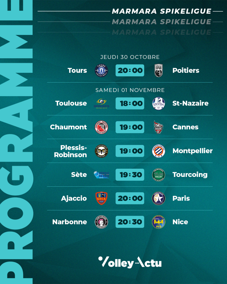 Programme de la J4 en MSL (2025-2026)