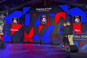 Photo du plateau où aura lieu le tirage (CEV)