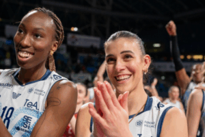 Photo de Paola Egonu (à gauche) et d’Alessia Orro (à droite) (LegaVolley)