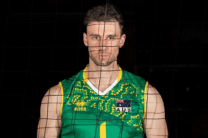Photo de Beau Graham en maillot de l’Australie. (CEV)