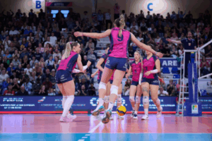 Photos des joueuses d'Evreux lors de la saison 2024-2025. (Evreux Volley-Ball)