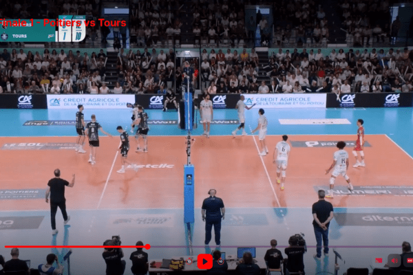 Screenshot d'un match sur la LNVtv (LNVtv)