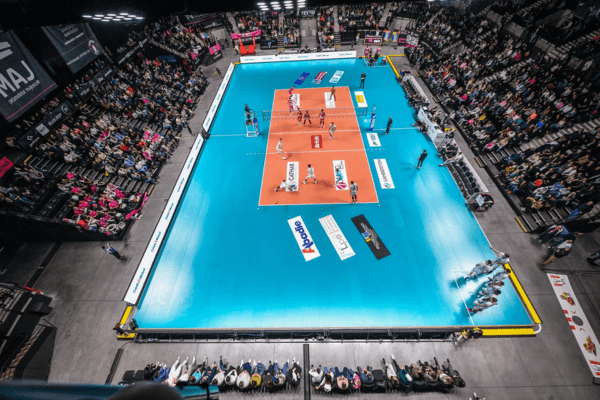 Photo de l’Arena de Narbonne vue du dessus. (Narbonne Volley)