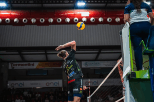 Noa Duflos-Rossi à l'attaque (Lube Civitanova)