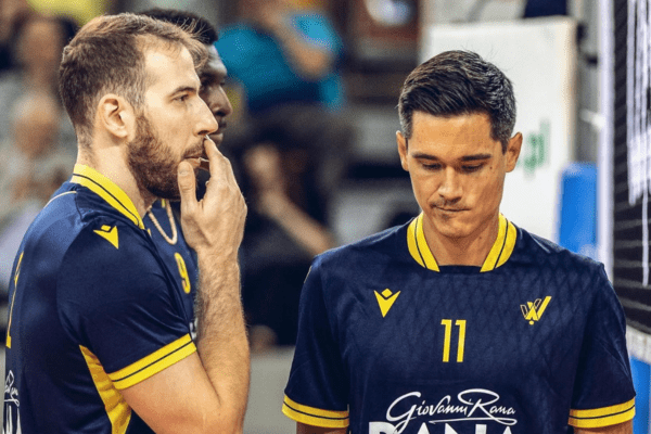 Lorenzo Cortesia et Micah Christenson (Verona Volley)