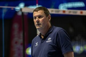 L'entraîneur des Spacer's, Patrick Duflos (Laurazphotos)