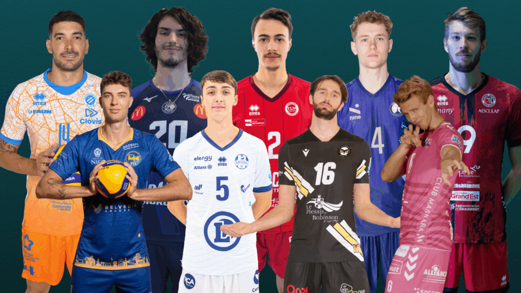 Miniature avec de nombreux joueurs évoluant en France. (LNV)