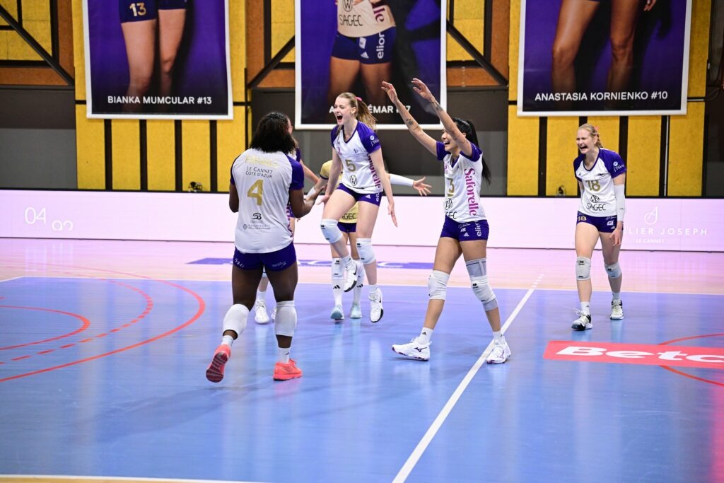 Les joueuses de la saison dernière de Volero Le Cannet.