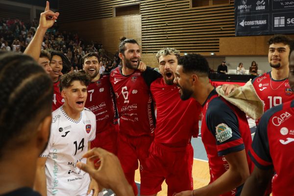 Le GFCA Volley a remporté son premier match de la saison à domicile, le 25 octobre, en s’imposant 3 sets à 0 face à Chaumont. (LNV - Ajaccio)