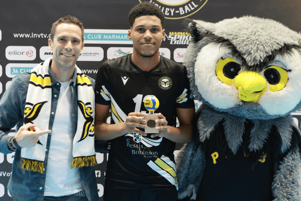 Joévin Wa Bala a inscrit 27 points face à Toulouse et a été désigné MVP du match. (LNV - Plessis-Robinson)