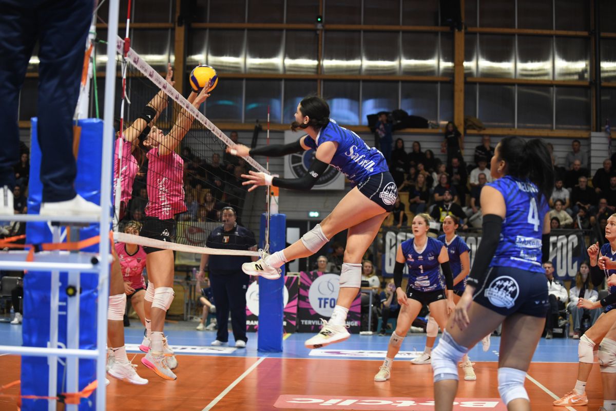 L’équipe de Terville Florange a commis deux fois moins de fautes en attaque que son adversaire. (LNV - Terville Florange)