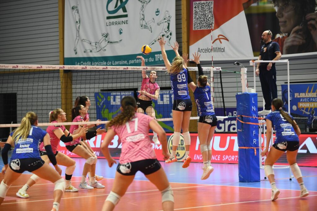 Samedi dernier, Terville Florange a signé sa deuxième victoire à domicile de la saison en s’imposant face à Vandoeuvre Nancy, une équipe qui restait jusque-là invaincue dans sa salle. (LNV - Terville Florange)