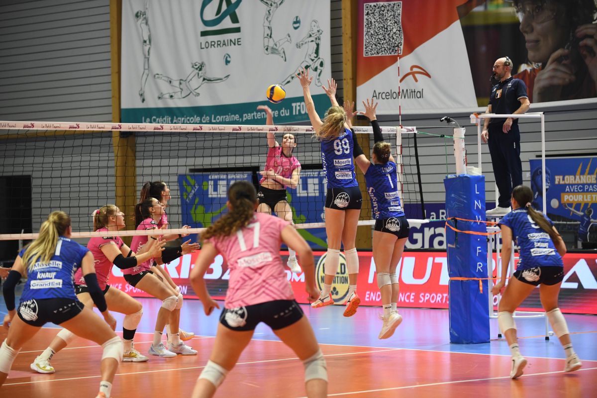 Samedi dernier, Terville Florange a signé sa deuxième victoire à domicile de la saison en s’imposant face à Vandoeuvre Nancy, une équipe qui restait jusque-là invaincue dans sa salle. (LNV - Terville Florange)