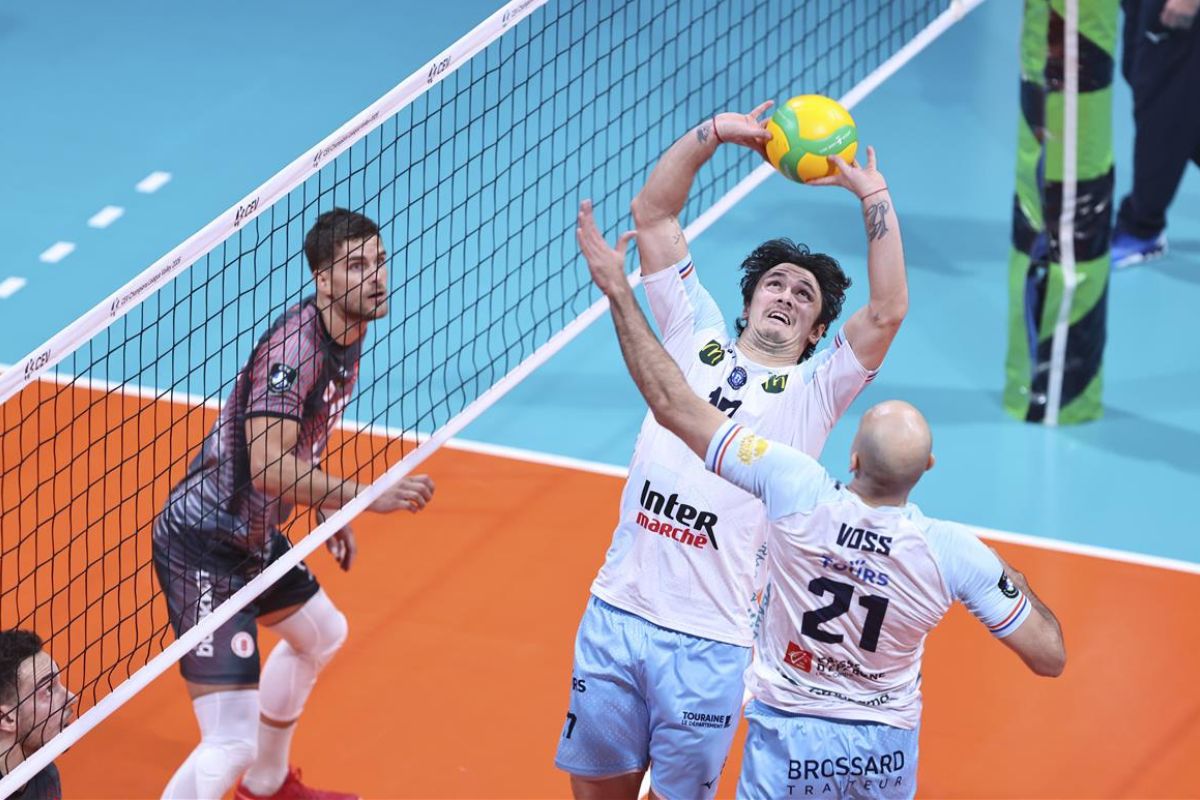 Željko Ćorić a relativement peu sollicité le centre, avec 15 ballons sur 101. (CEV)