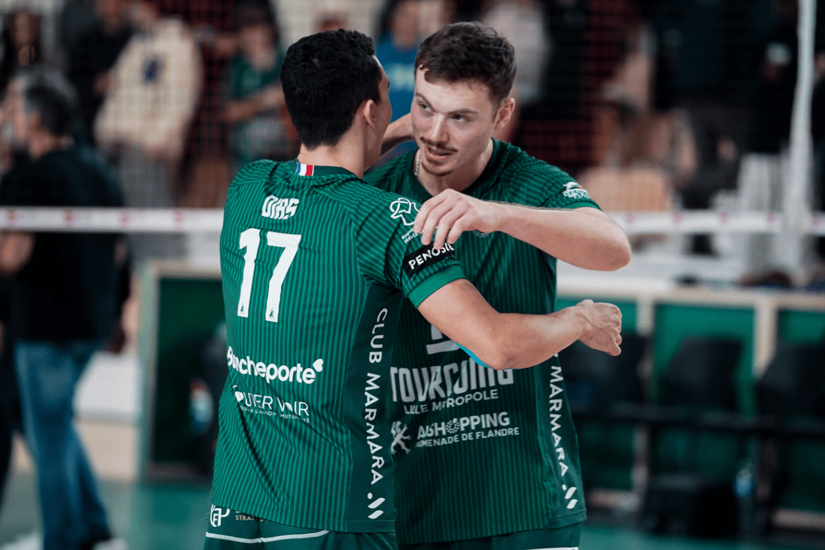 Avec 16 blocs en MSL, Simon Roehrig est le meilleur bloqueur de Tourcoing en ce début de saison. (LNV - Tourcoing)