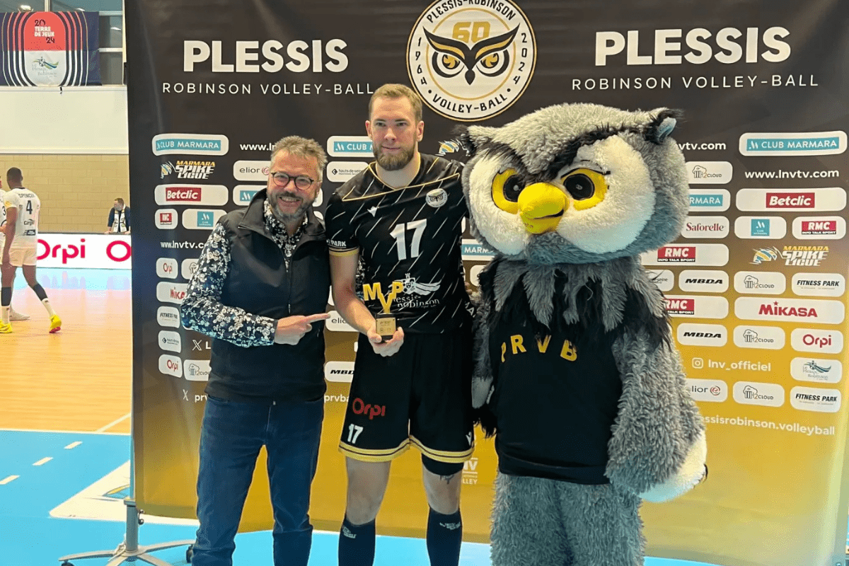 Kristaps Platacs avait été désigné MVP du match contre Saint-Nazaire la saison dernière, lors duquel il avait inscrit 25 points. (LNV - Plessis-Robinson)