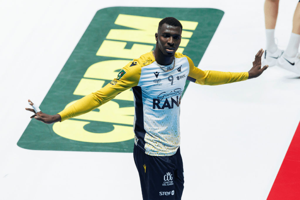 Noumory Keita pourrait prochainement porter le maillot italien, le joueur ayant déjà entamé les démarches pour obtenir la citoyenneté italienne. (LegaVolley)