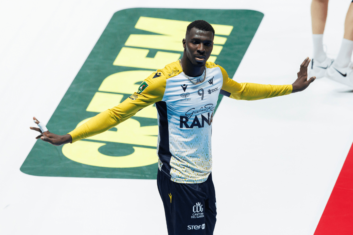 Noumory Keita pourrait prochainement porter le maillot italien, le joueur ayant déjà entamé les démarches pour obtenir la citoyenneté italienne. (LegaVolley)