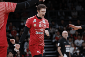 Dmitriy Muserskiy a remporté à quatre reprises le championnat japonais. (Suntory Sunbirds)