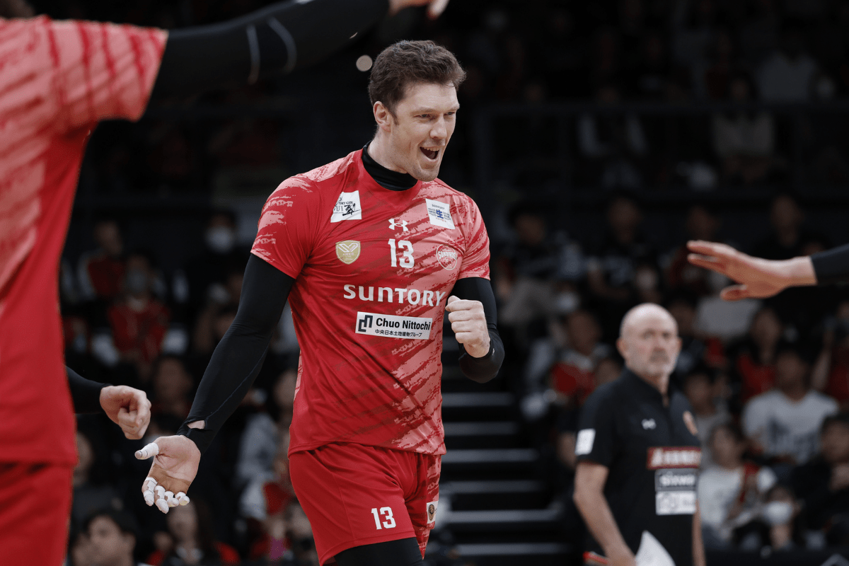 Dmitriy Muserskiy a remporté à quatre reprises le championnat japonais. (Suntory Sunbirds)