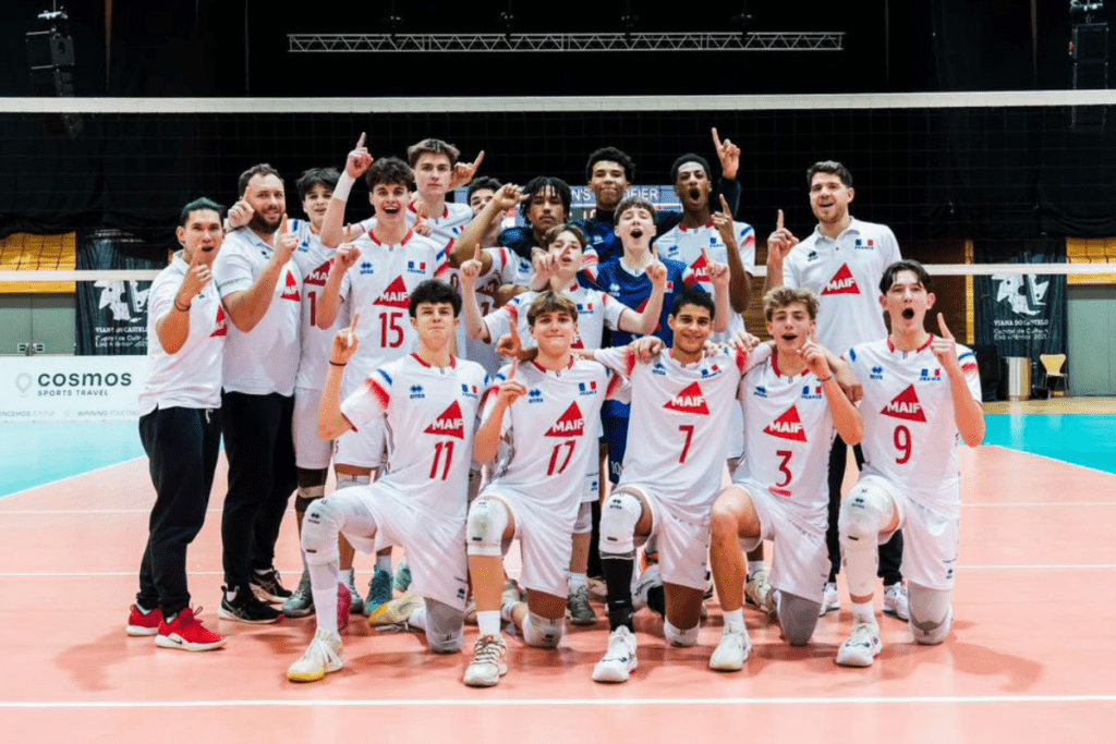 Après sa victoire 3-1 mardi, l’équipe de France U18 enchaîne avec un succès net 3-0 mercredi. (Fédération Portugaise)