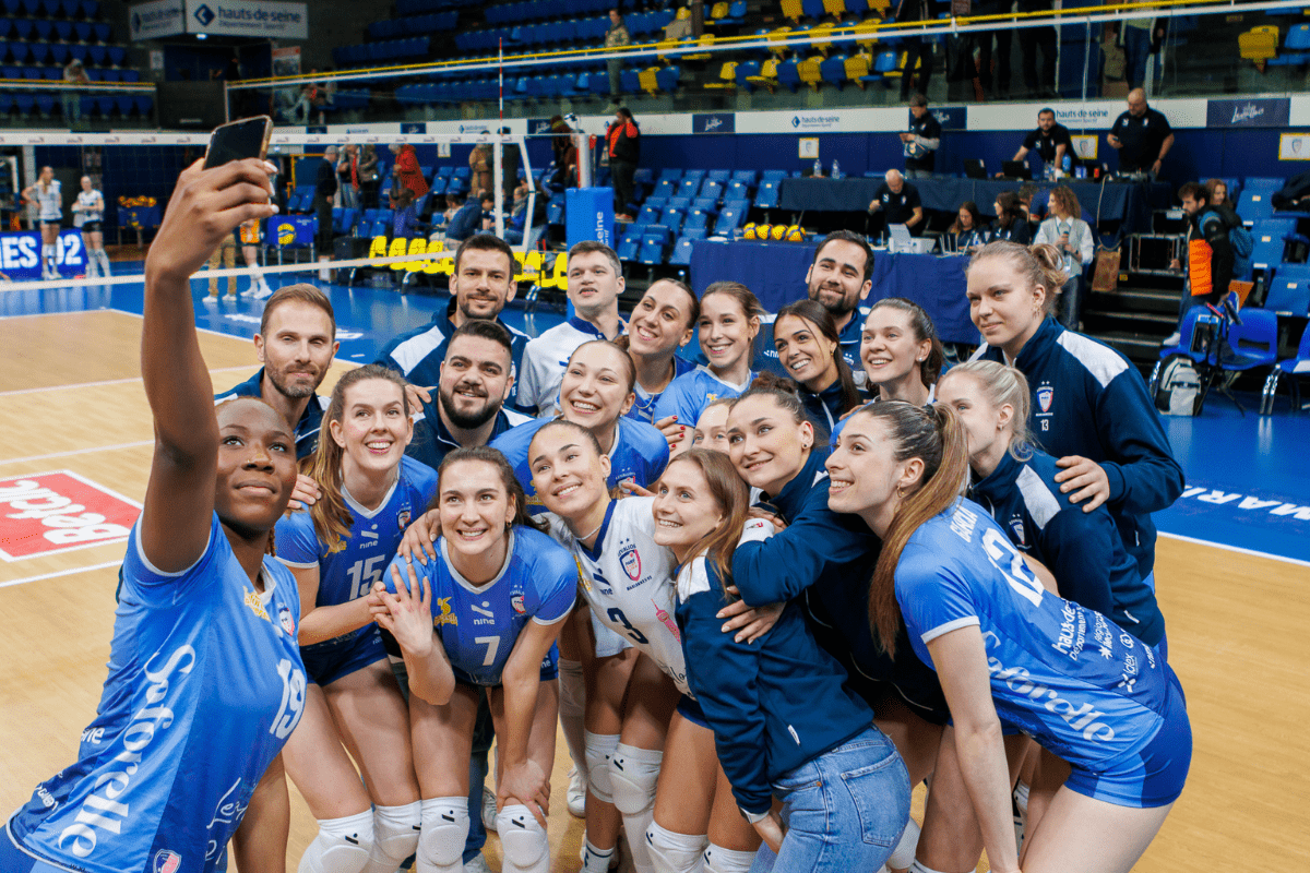 Levallois Paris occupe la deuxième place, à neuf points de Mulhouse. (LNV - Levallois Paris)