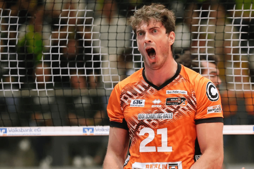 Le central allemand Tobias Krick a passé trois saisons en Italie, de 2020 à 2023. (Berlin)