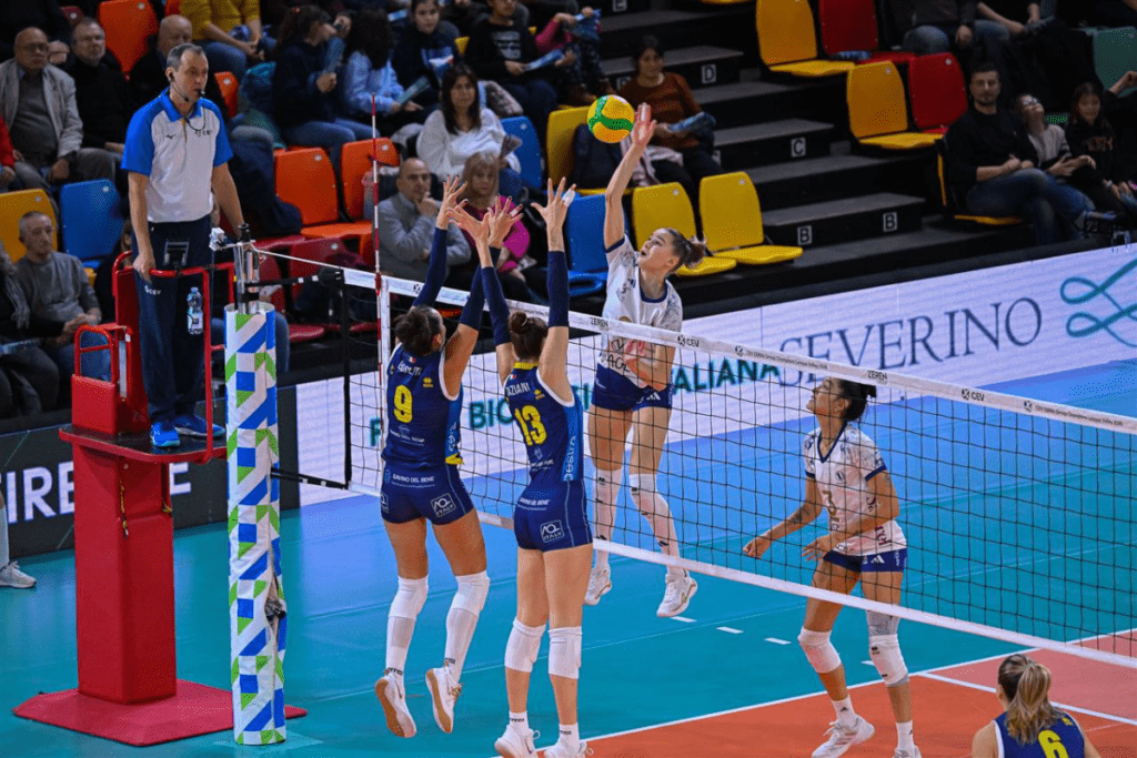 Scandicci a affiché une efficacité en réception presque deux fois supérieure à celle de son adversaire. (CEV)