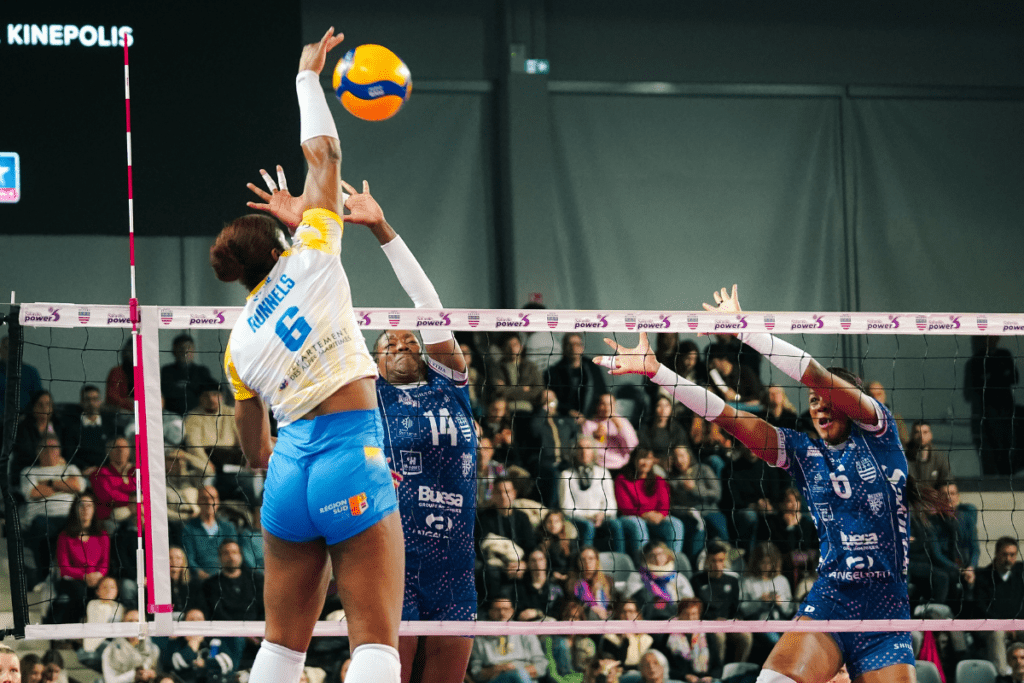 Breana Runnels compte 233 points à son actif en Saforelle Power 6. (LNV - Béziers)