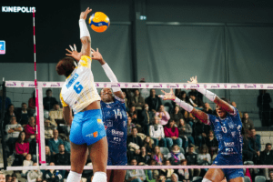 Breana Runnels compte 233 points à son actif en Saforelle Power 6. (LNV - Béziers)