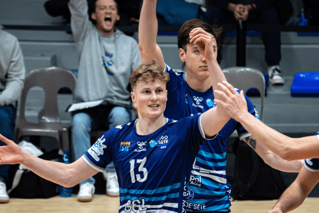 L’Arago de Sète décroche sa huitième victoire de la saison. (LNV - Sète - Laura Belliard)